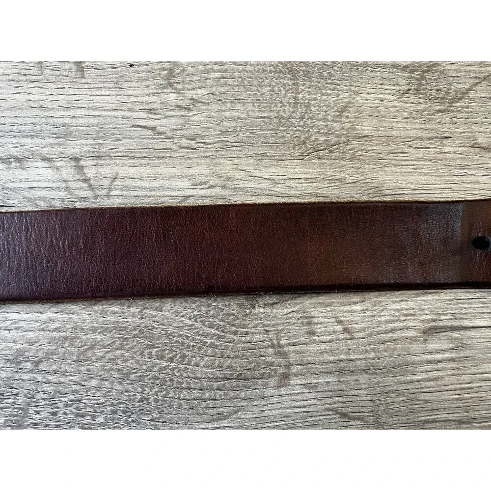 GAP Brown Leather Belt Girls Medium 22-26